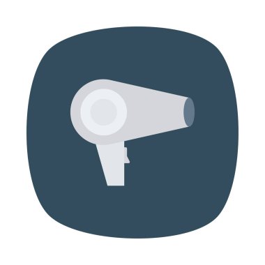 saç kurutma simgesi vektör çizimi 