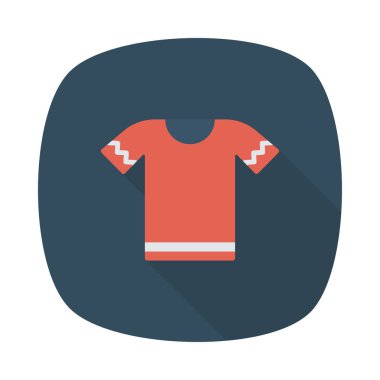 t-shirt simgesi vektör illüstrasyonu 