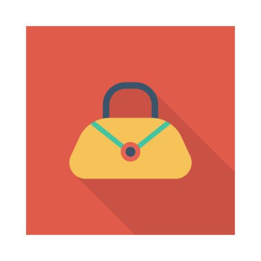 çanta simgesi vektör illüstrasyonu 