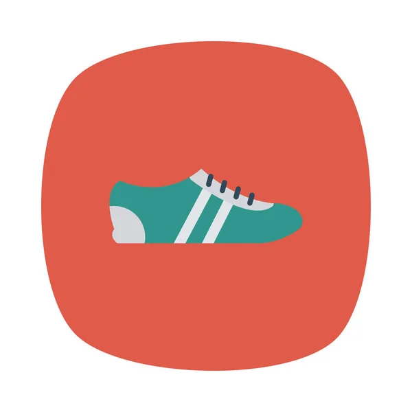 Sport Shoe Ikonen Vektor Illustration — Stock vektor