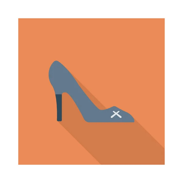 Icono Del Zapato Vector Ilustración — Vector de stock