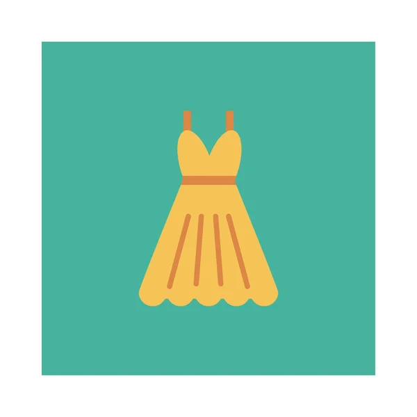 Dress Icon Vector Illustration — Stock Vector