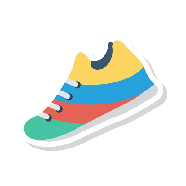 Sport Shoe Ikonen Vektor Illustration — Stock vektor