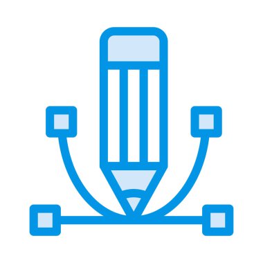 kalem simgesi vektör illüstrasyonu 