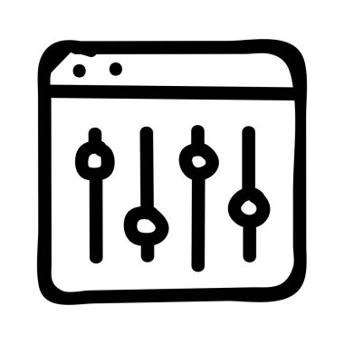 birim uzaktan kumanda vektör çizim 