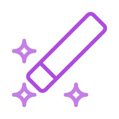 silgi simgesi vektör illüstrasyonu 