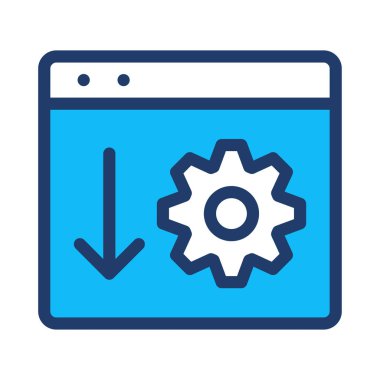 Beyaz arkaplanda web simgesi izole edildi 