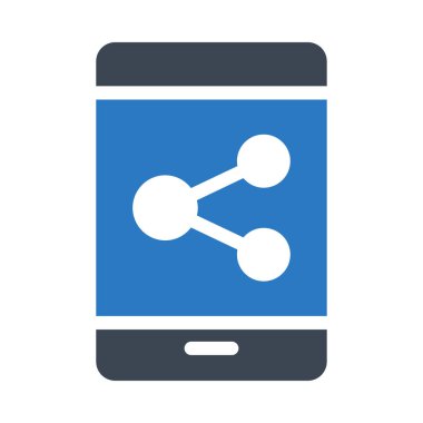 Moleküler simge vektör çizim 