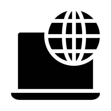 Beyaz arkaplanda web simgesi izole edildi 