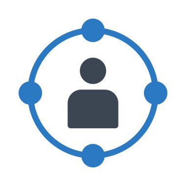 man simgesi vektör illüstrasyonu 