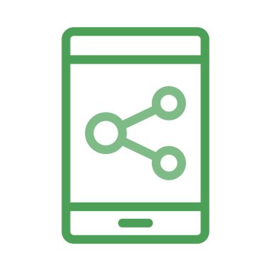 Moleküler simge vektör çizim 