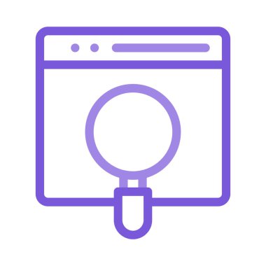 Büyütme cam vektör illüstrasyonu 