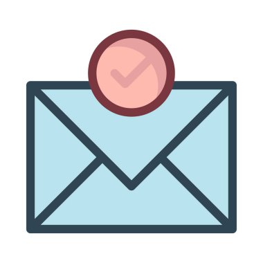 e- posta simgesi vektör illüstrasyonu 