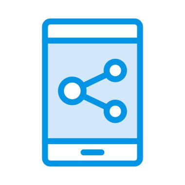 Moleküler simge vektör çizim 