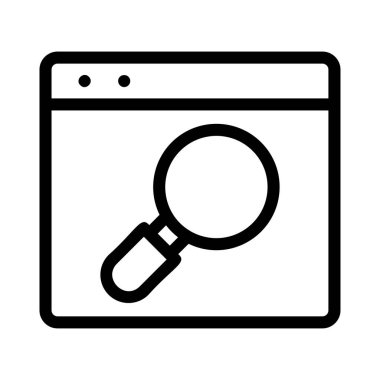 Beyaz arkaplanda web simgesi izole edildi 