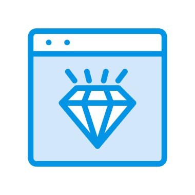 Beyaz arkaplanda web simgesi izole edildi 