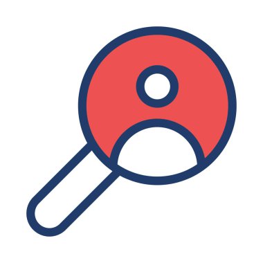 Büyütme cam vektör illüstrasyonu 