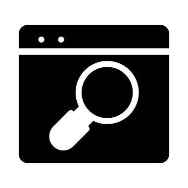 Beyaz arkaplanda web simgesi izole edildi 