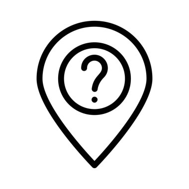 PIN vektör çizim Haritası 