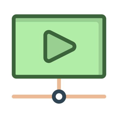 oyuncu simge vektör çizim 