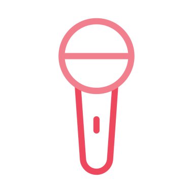 mikrofon simgesi vektör illüstrasyonu 