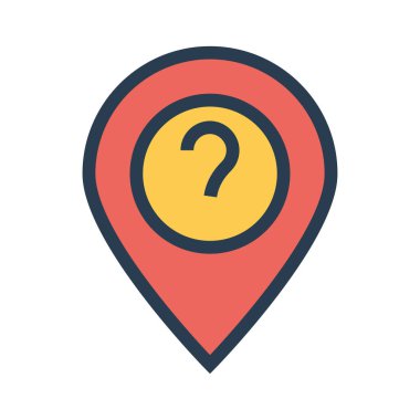 PIN vektör çizim Haritası 