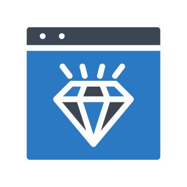 Beyaz arkaplanda web simgesi izole edildi 