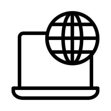 Beyaz arkaplanda web simgesi izole edildi 