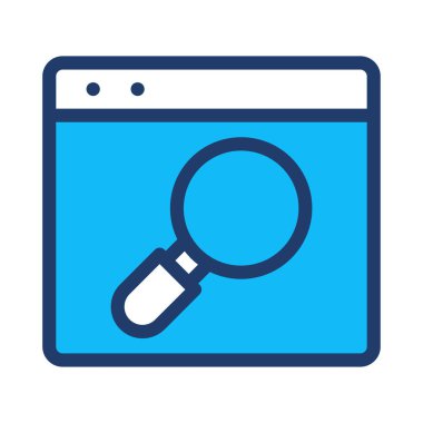 Beyaz arkaplanda web simgesi izole edildi 