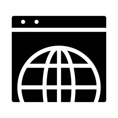 Beyaz arka plan üzerinde izole renk web simgesi 