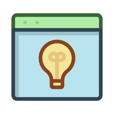 Beyaz arka plan üzerinde izole renk web simgesi 