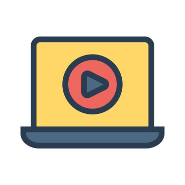 oyuncu simge vektör çizim 