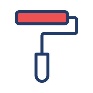 boya rulo vektör çizim 