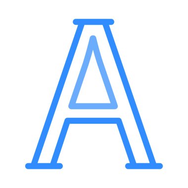 Bir mektup simge vektör çizim 