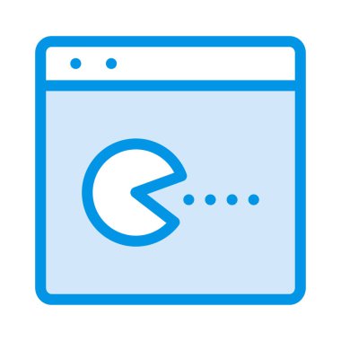 Beyaz arka plan üzerinde izole renk web simgesi 