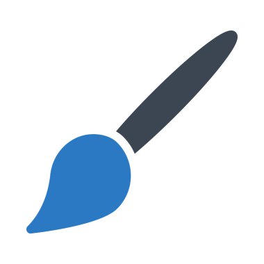 boya fırçası vektör çizim 