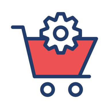 Beyaz arka plan üzerinde izole renk web simgesi 