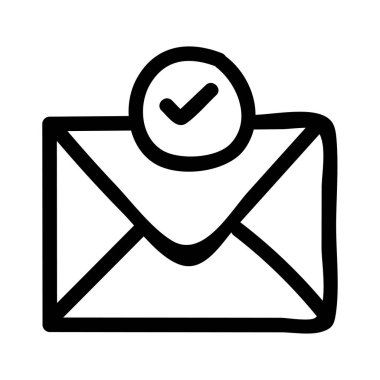 e- posta simgesi vektör illüstrasyonu 