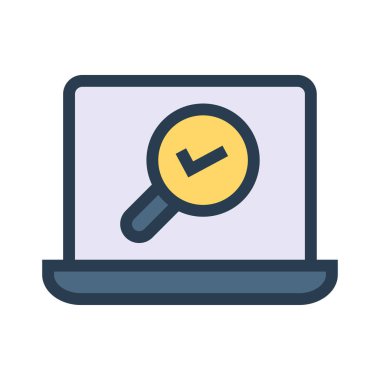 Büyütme cam vektör illüstrasyonu 