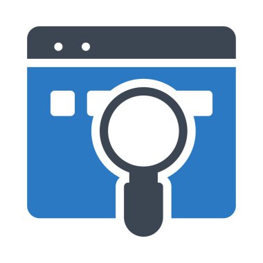 Beyaz arka plan üzerinde izole renk web simgesi 