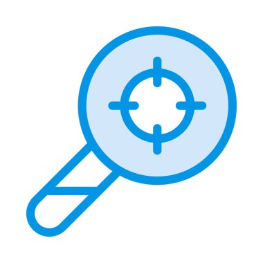 Büyütme cam vektör illüstrasyonu 