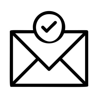 e- posta simgesi vektör illüstrasyonu 