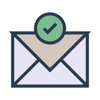 e- posta simgesi vektör illüstrasyonu 