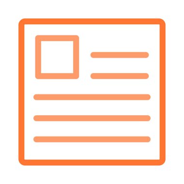 belge simgesi vektör illüstrasyonu 