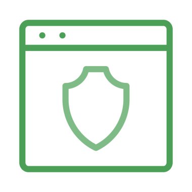 kalkan ikon vektör illüstrasyonu 