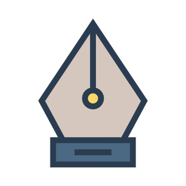 kalem simgesi vektör illüstrasyonu 