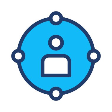 man simgesi vektör illüstrasyonu 