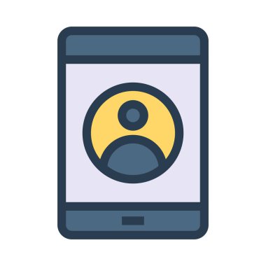 Telefon iletişim vektör çizim 