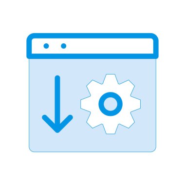 Beyaz arkaplanda web simgesi izole edildi 