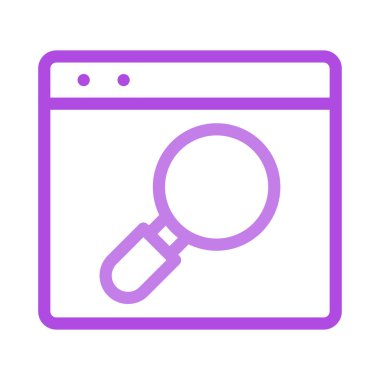 Beyaz arkaplanda web simgesi izole edildi 